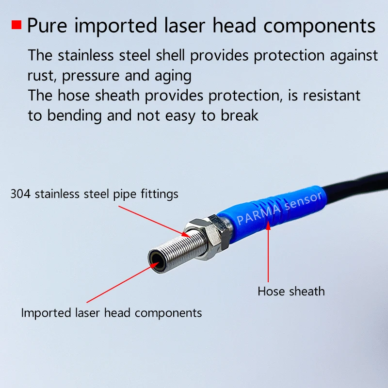 Diffuse reflection laser sensor with small spot M5 infrared sensor photoelectric switch