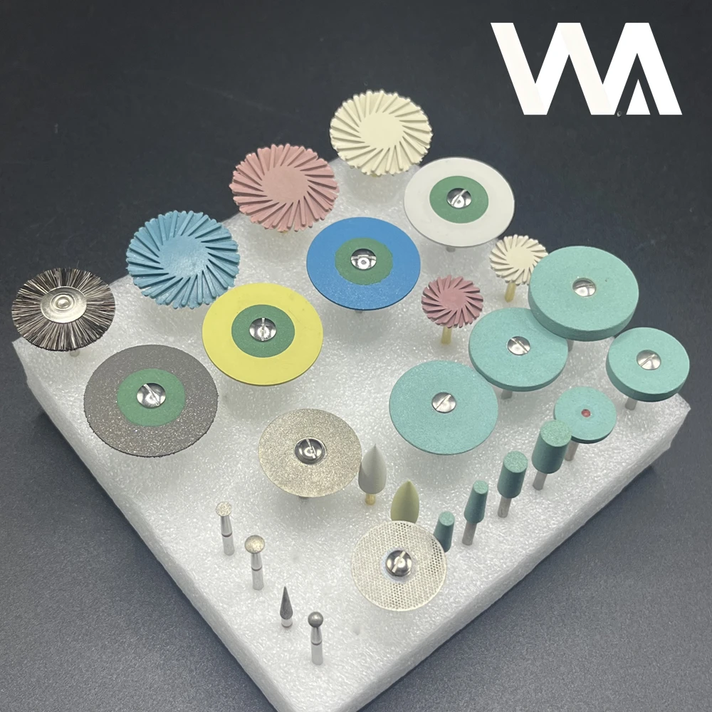 

Dental Technician Adjusting and Polishing Kit 3Z00.1 3Z00.2 3Z00.3 for Pre & Post Sintered Zirconia