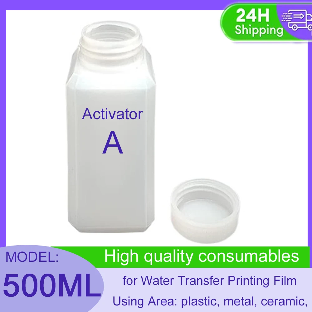 500ml Activator A Hydrographic Decorative Material ( Only Blank Film Need ) for Water Transfer Printing Film Hydrographic Film,