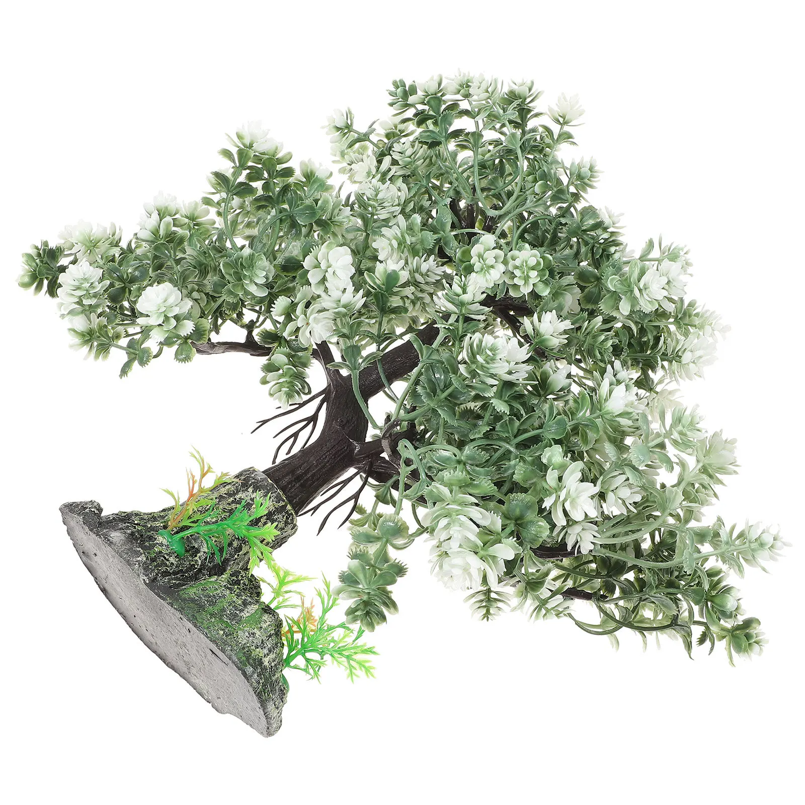 

Delicate Compact Resin Fake Tree Aquarium Decor Small Aquarium Plant Decorative Fish Tank Accessories Household Fish Tank Supply