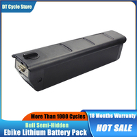 Removable 48V 15Ah 720Wh Integrated Lithium Battery Pack for 500W 750W 1000W AIRWEST Fat Tire Electric Bike Mountain Ebike