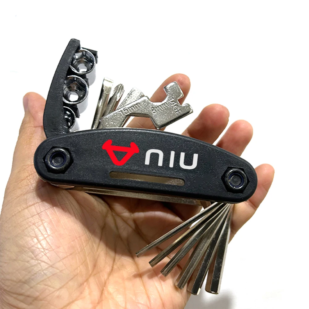 مجموعة مفك براغي متعددة الوظائف للسكوتر ، أداة إصلاح ، 16 وظيفة ، NIU N1 ، N1S ، M1 ، U1 M ، NG ، US U + UQI ، NQI ، GT ، NXT ، X3 ، SQI ، ريكي ، بي 2