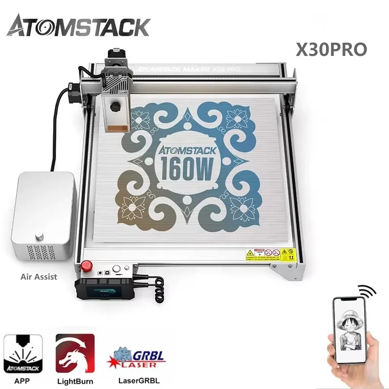 Xiangyin Hot X30 Pro 160 Вт 6 ядер DIY гравировальный станок с ЧПУ по дереву для металлических кредитных карт и бутылок с водой