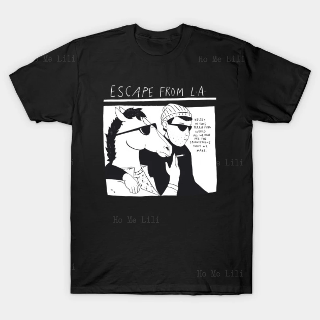 Men T-Shirt Bojack Youth Escape From L.A. Tshirt Women Mens Clothing