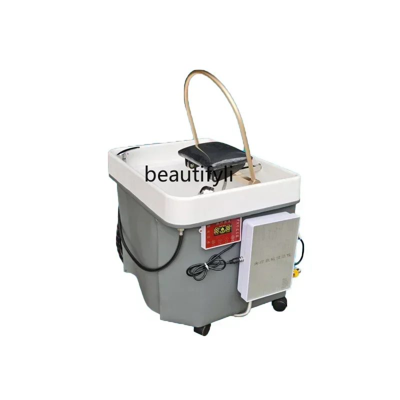 

Beauty Salon Mobile Water Circulation Head Therapy Shampoo Basin Barber Shop Facial Bed Splicing Special Simple