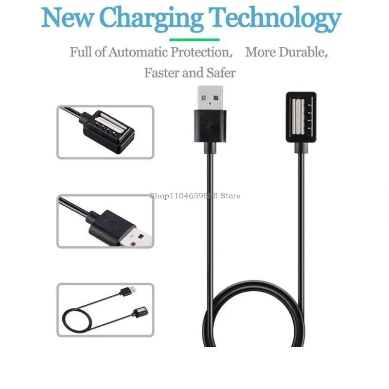 1m Adapter Replacement 5V USB Cord SmartWatch Suction Charging for 9/9 Baro