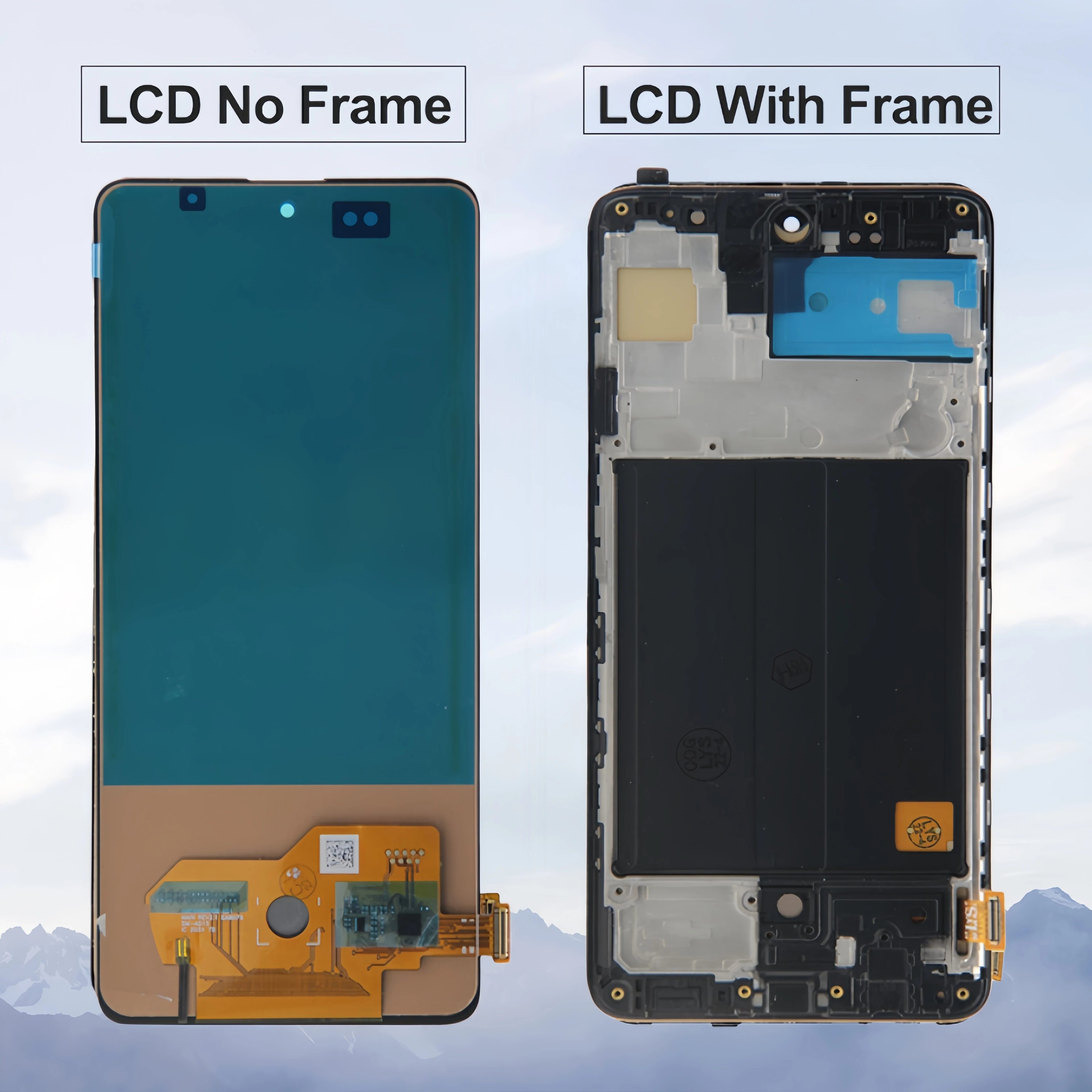 DSLCD Display Touch Screen Digitizer Assembly Replacement, Fit for Samsung Galaxy A51, A515, SM-A515F, A515F