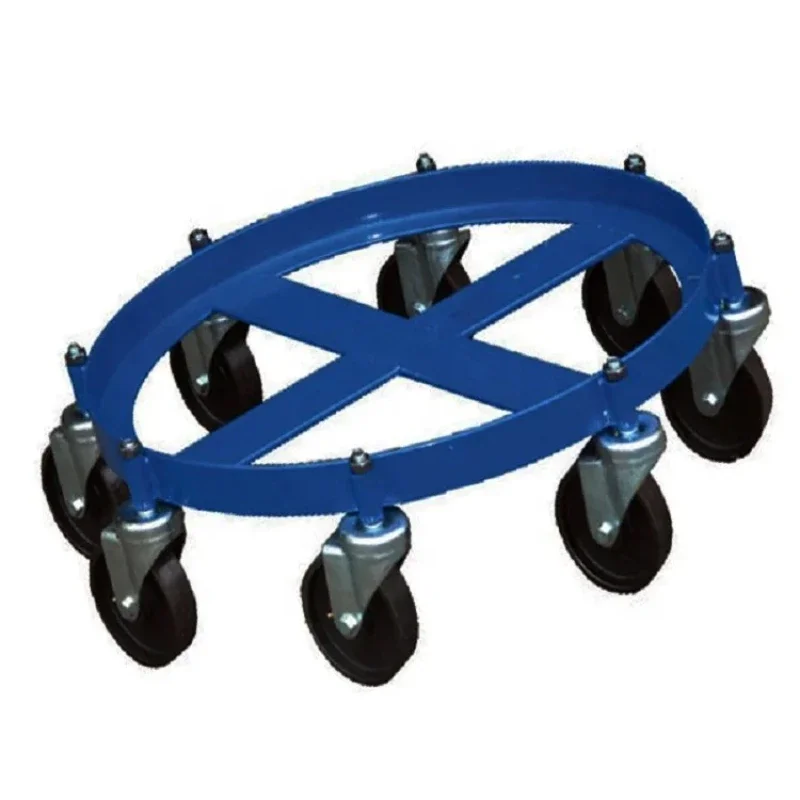 55 gallon heavy duty steel oil drum drum cylinder material handling tool mobile trolley