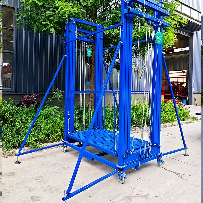 

High Quality Foldable Simple Mobile Remote Control Hydraulic Automatic Frame Platform Lifting Scaffolding Lift