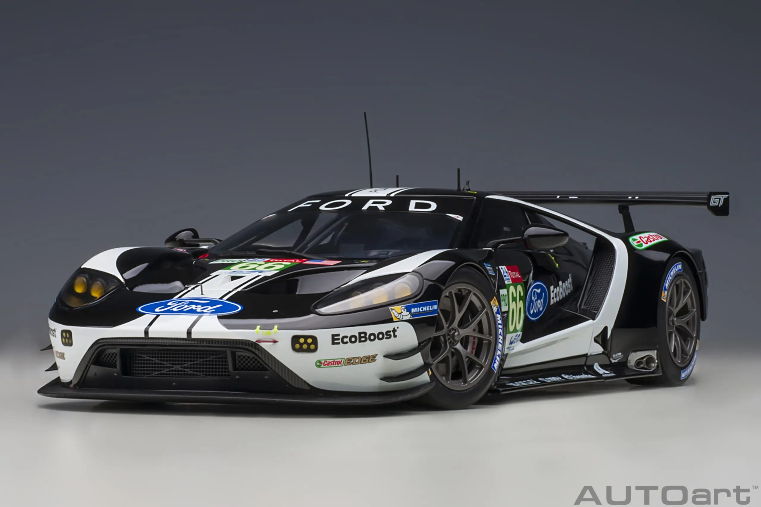 1:18 AUTOart Ford GT GTE Pro Le Mans 24h 2019 # 66 # 67 # 68 # 69 metalen gegoten model legering auto verzamelbaar automodel