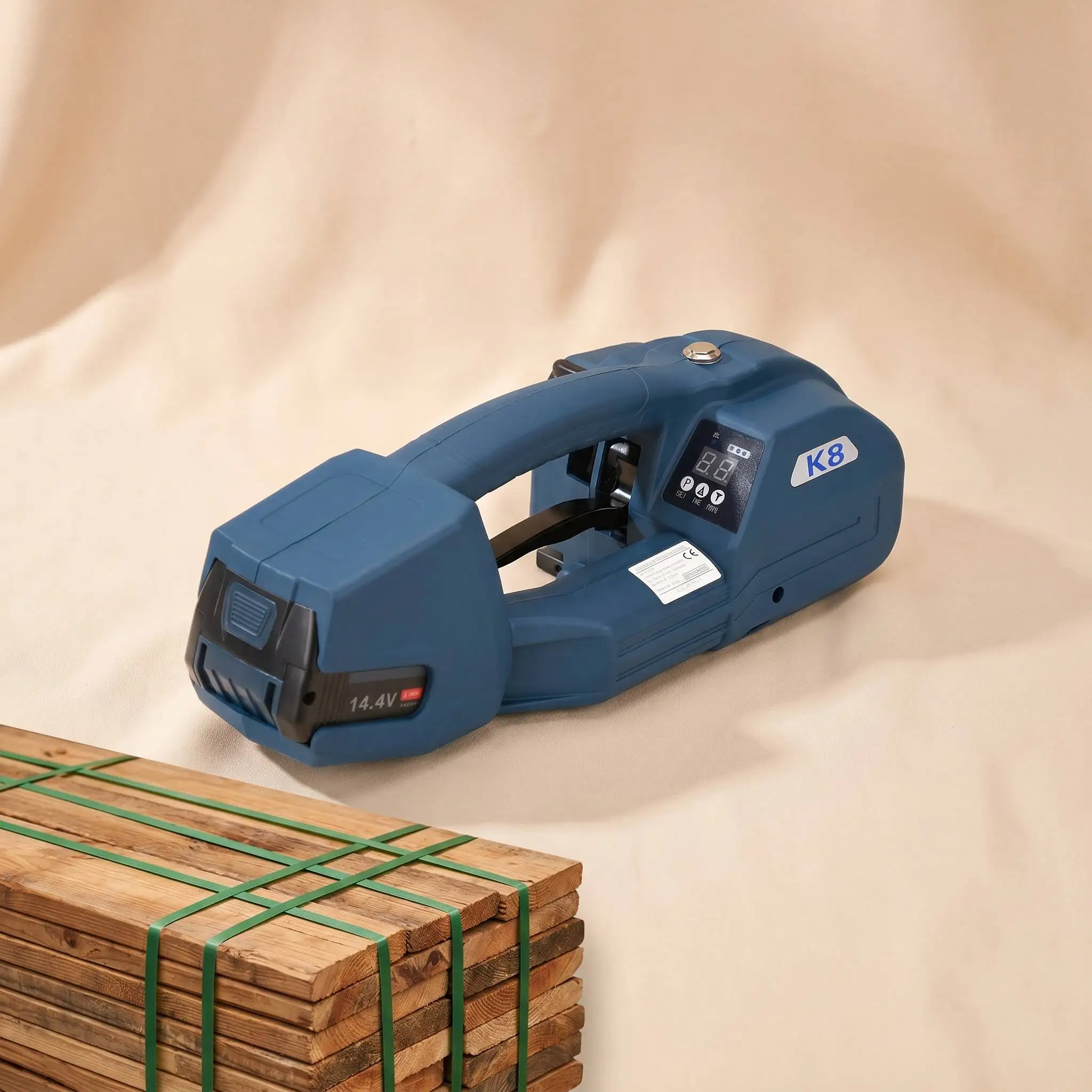 K8 Battery Bundling Tool Professional Grade Portable Aut omatic Bundling and Packaging Tool, suitable for logistics