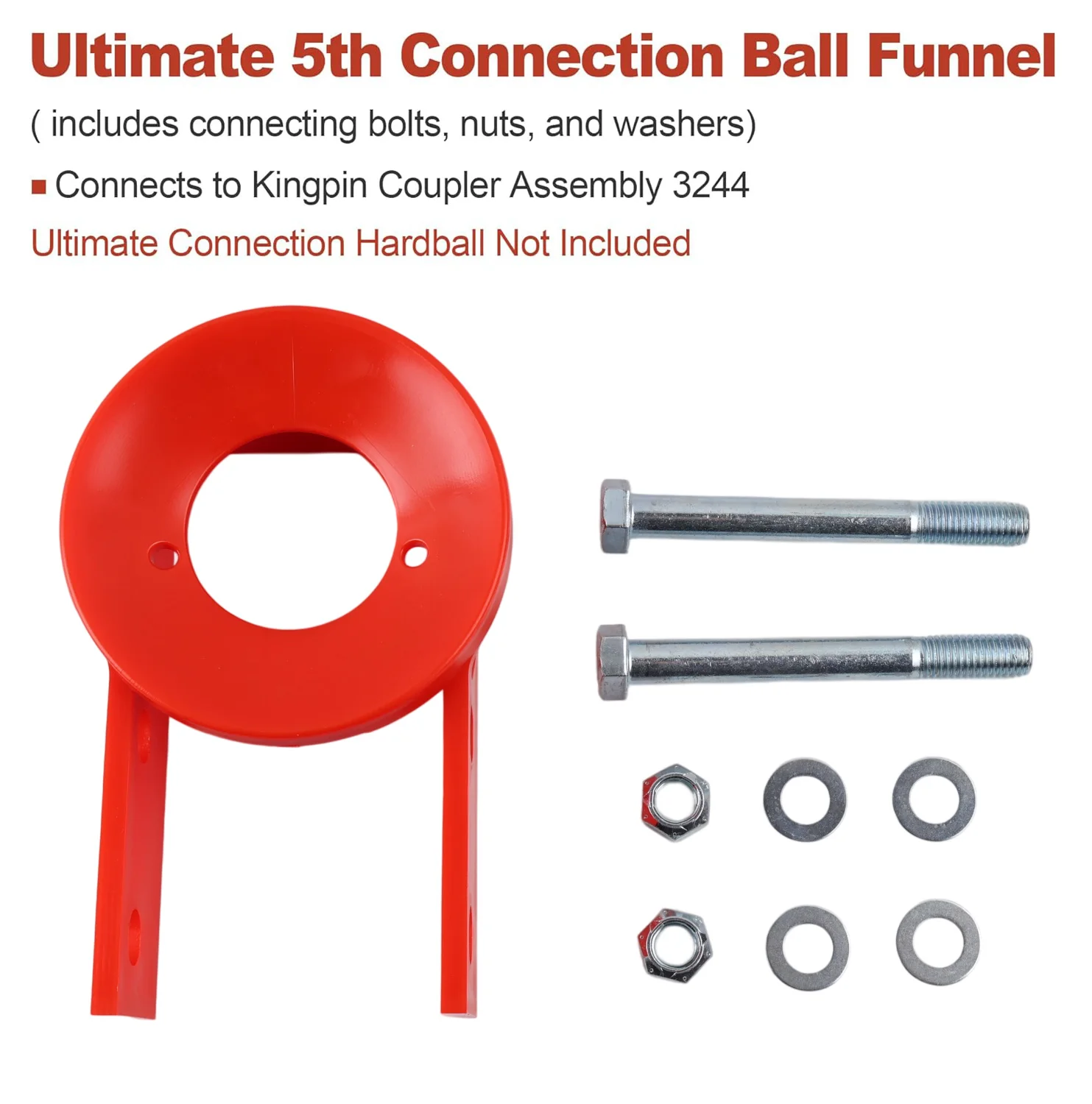 

Ultimate 5th Wheel Connection | Ball Funnel Kingpin Coupler Block 3244 for Andersen Hitches