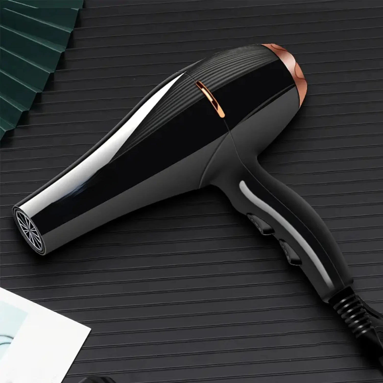 

Highly efficient Professional-Grade Ionic Salon Hair Dryer with Fast Drying Technology and Ultra-Low Noise Levels, perfect for s