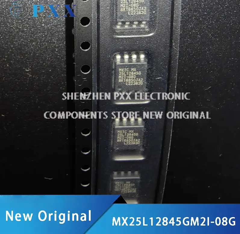 MX25L12845G MX25L12845GM2I-08G SOP-8 ولا فلاش المسلسل 3 فولت 128 ميجابت الذاكرة IC 100% جديد وأصلي #1