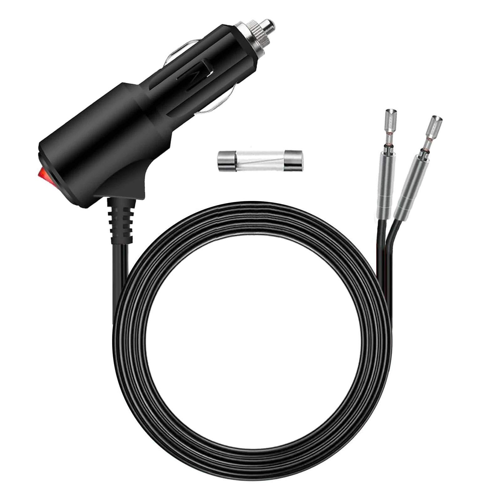 12 V Cigarette Lighter Socket Plug Extender Power Supplement Car Cigarette Lighter Extension Cable with On Off Switch Button
