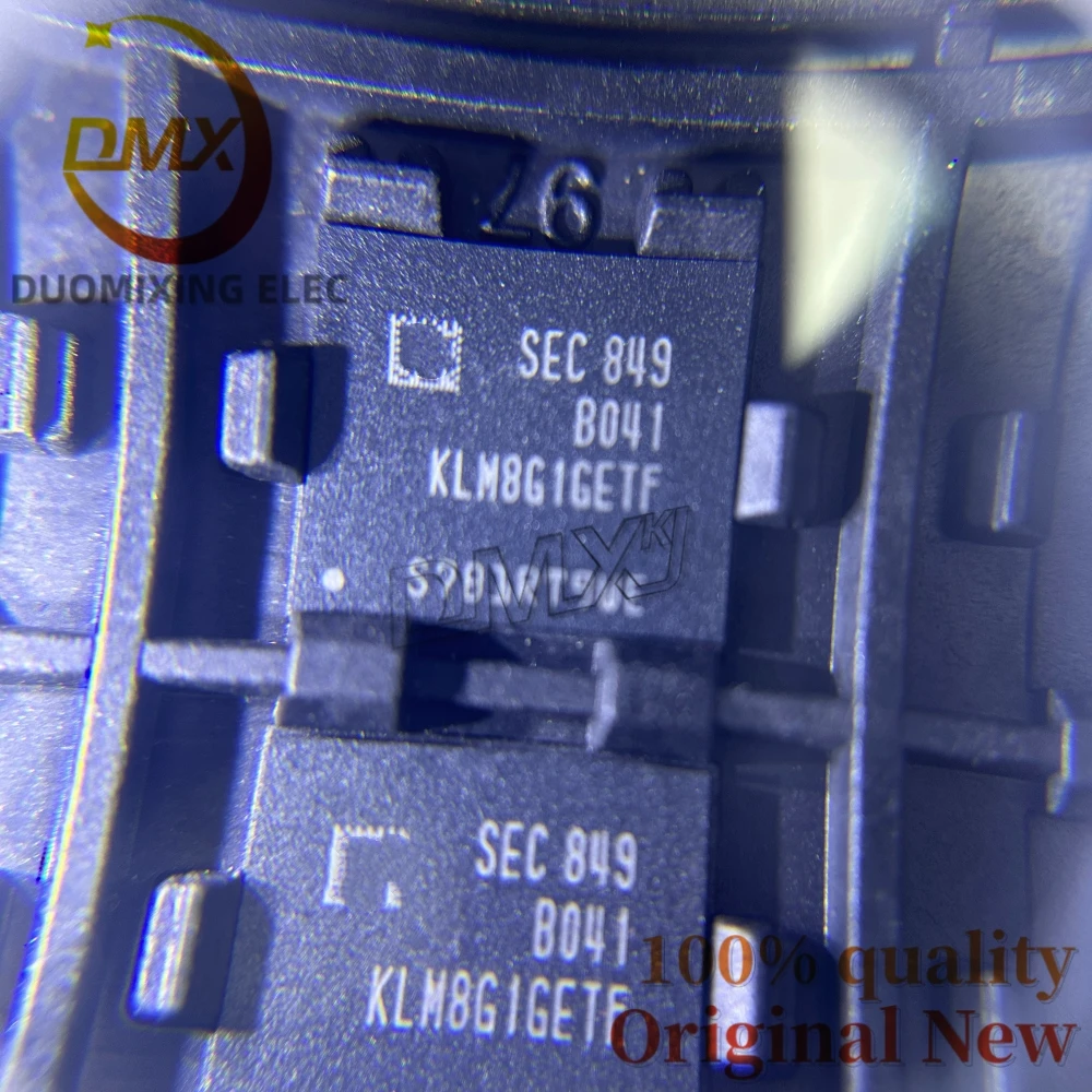 

100%Original KLM8G1GETF-B041 KLMAG1JETD KLMBG2JETD KLMCG4JETD BGA153 EMMC 5.1 version 8G 16G 32G industrial grade memory chip