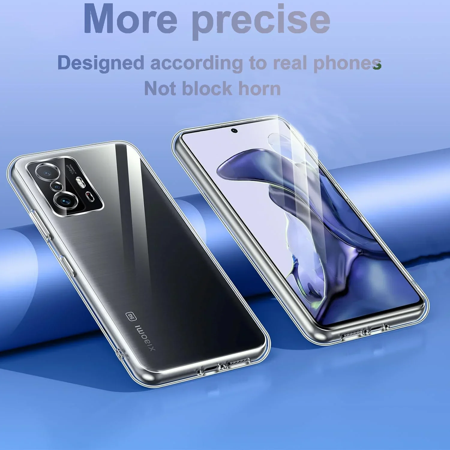 Ultra Thin Clear TPU Slim Case For XIAOMI 14 13T 11 11T 12 14 PRO Lite Ultra transparent Silicone shockproof Silicone Soft Case