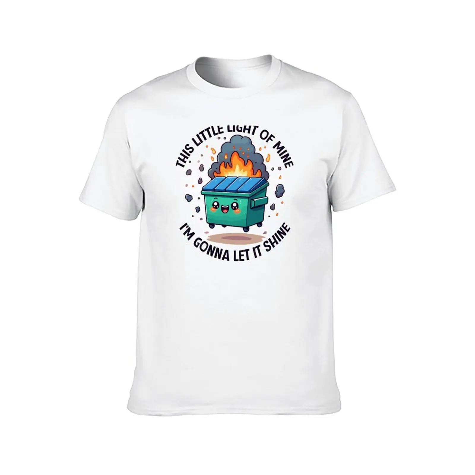 تي شيرت This Little Light-Of Mine Lil Emotional Dumpster Fire، معالج ABA، علاج النطق، BCBA، الصحة العقلية، RBT، AAC #2