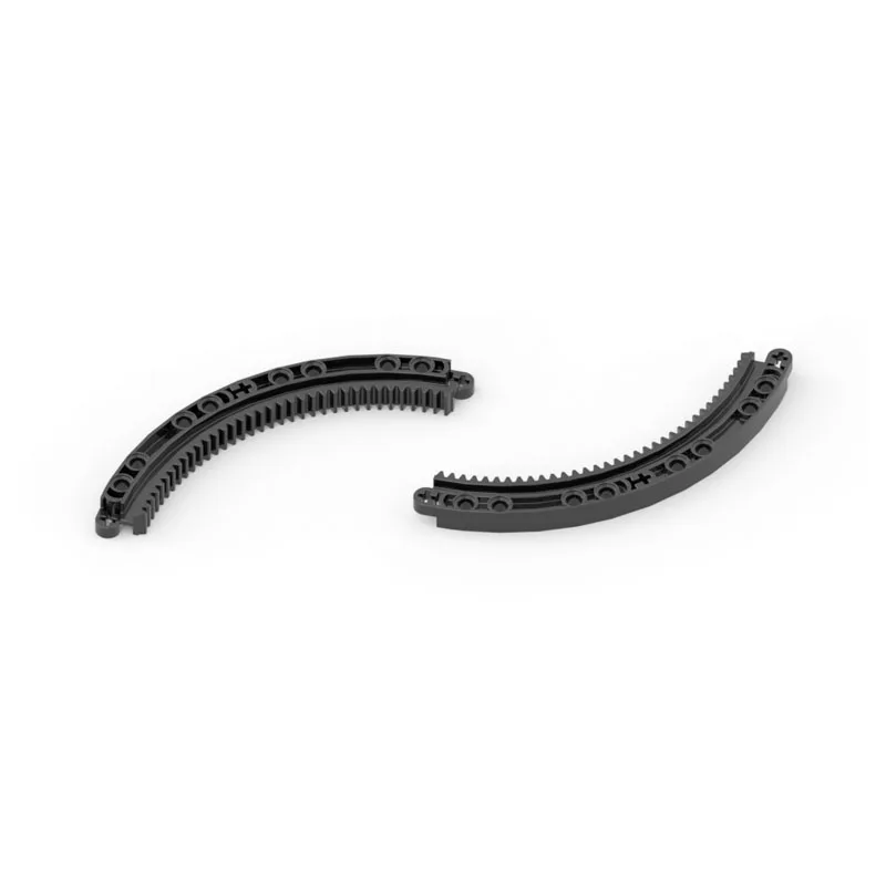 10pcs MOC compatible 24121 building block parts 11 × 11 × 2 bending gear frame DIY technology parts