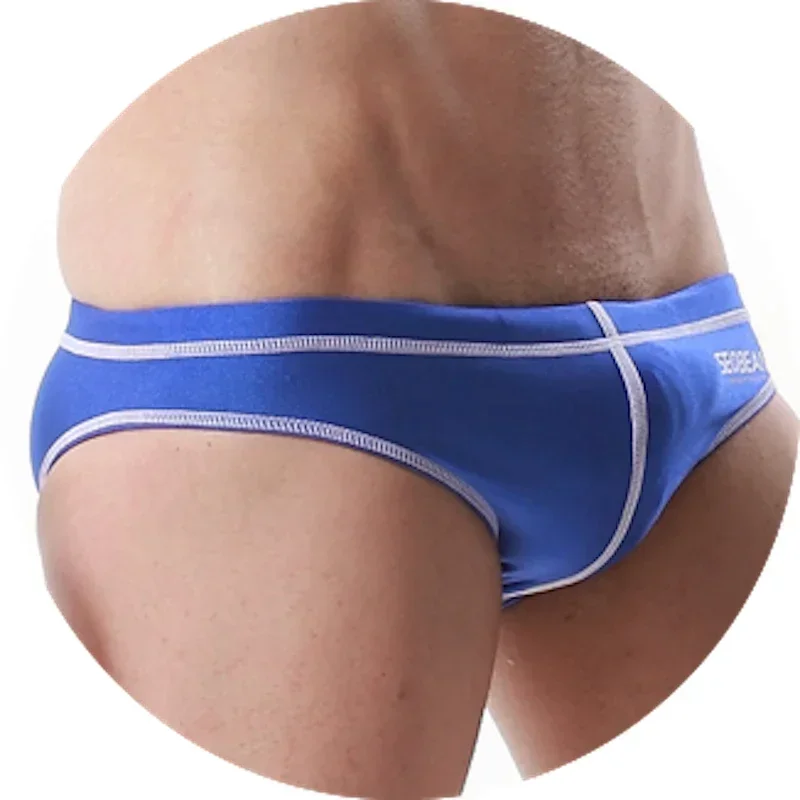 Seobean Classic Swim Bikini for Men, Swimming Briefs, Beach Sexy Bikini Shorts,Sungas Trunks