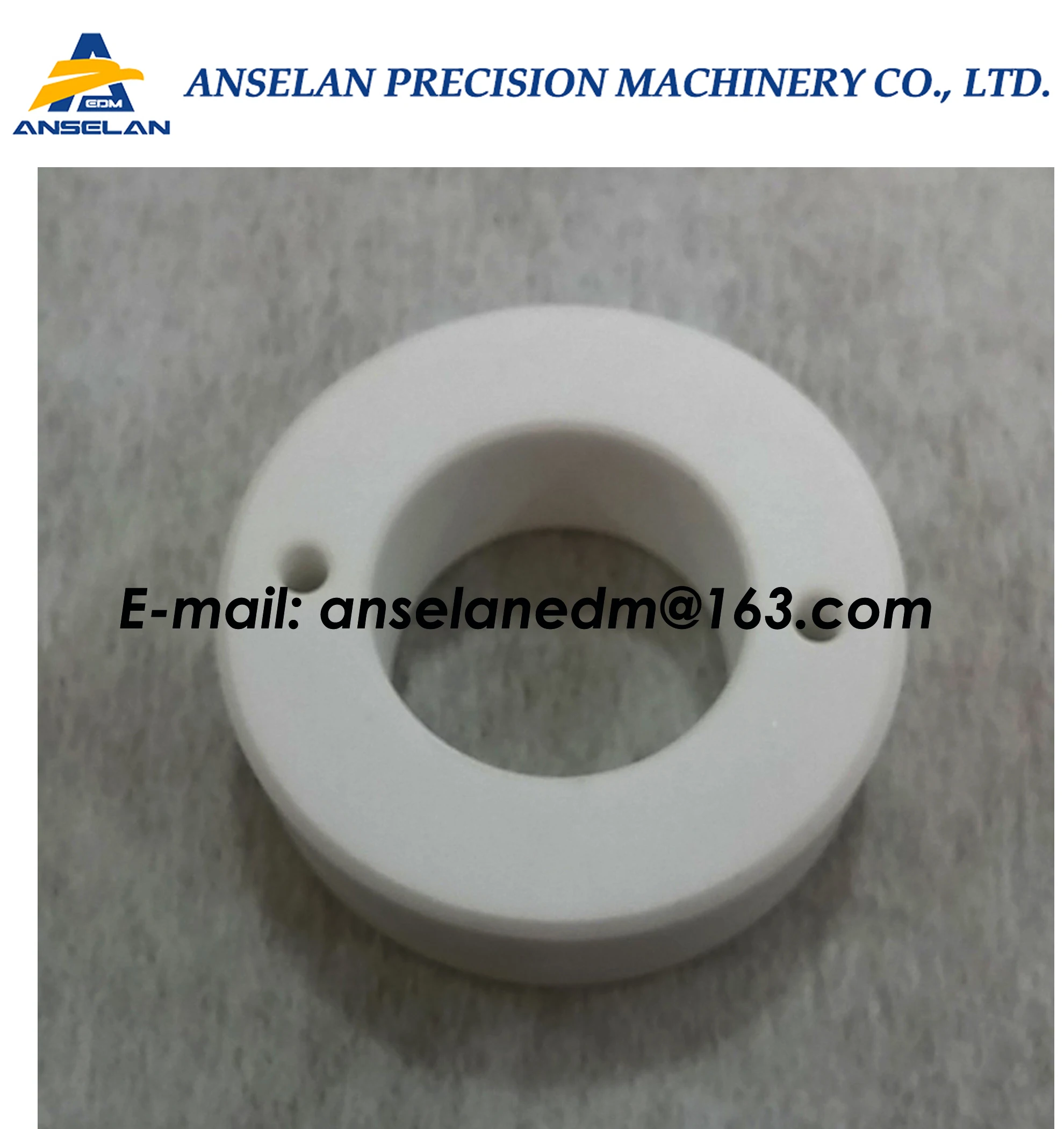 X089D258H01 edm MV Lower Roller Ceramic Ø46xØ25x16t for DWC-MV machine DEH01A, DEH0100, X089-D258-H01, X089D258H02,