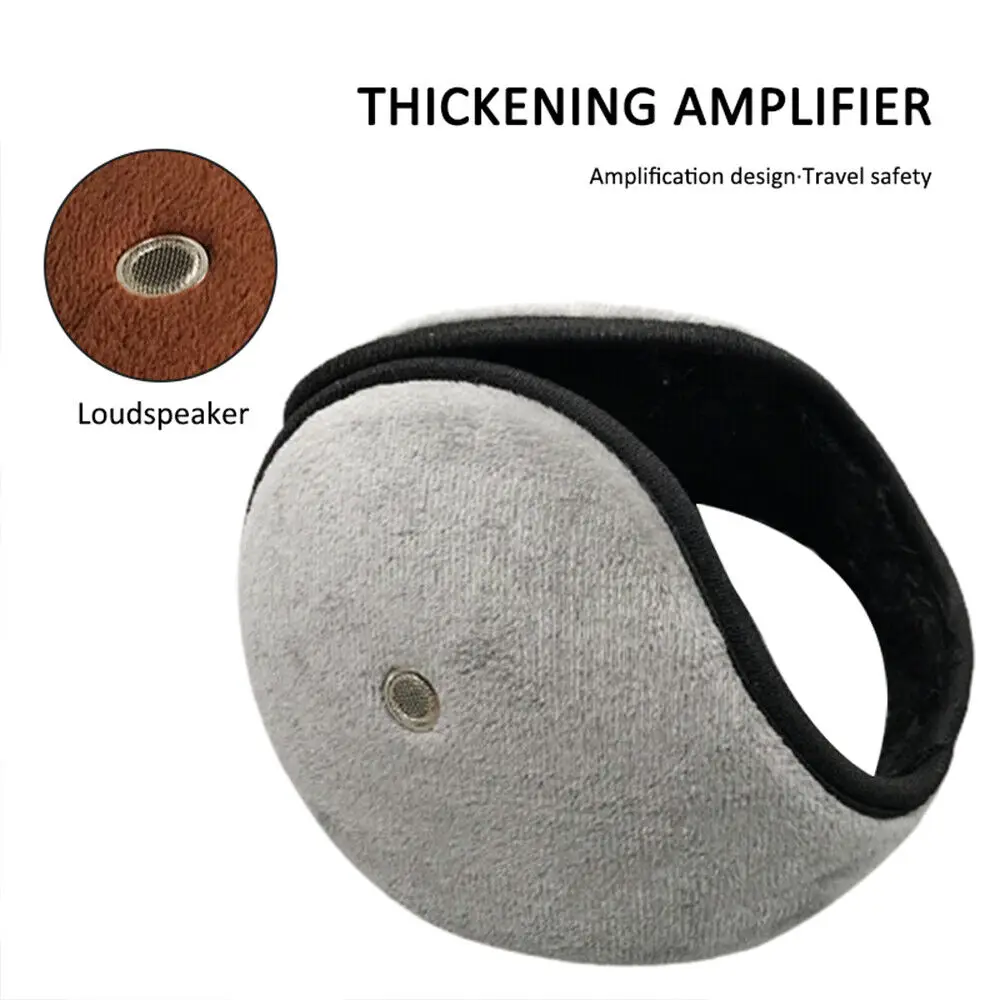 Winter Plush Warmer Ear Muffs For Men Women Velvet Thickened Earmuff With Loudspeaker Hole Outdoor Cold Protection Accessories