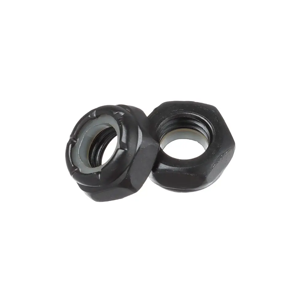 16pcs Black/Gold Outdoor Accessories Spacers Axle Nuts Speed Rings Skateboard Longboard Parts Skateboard Truck Hardware
