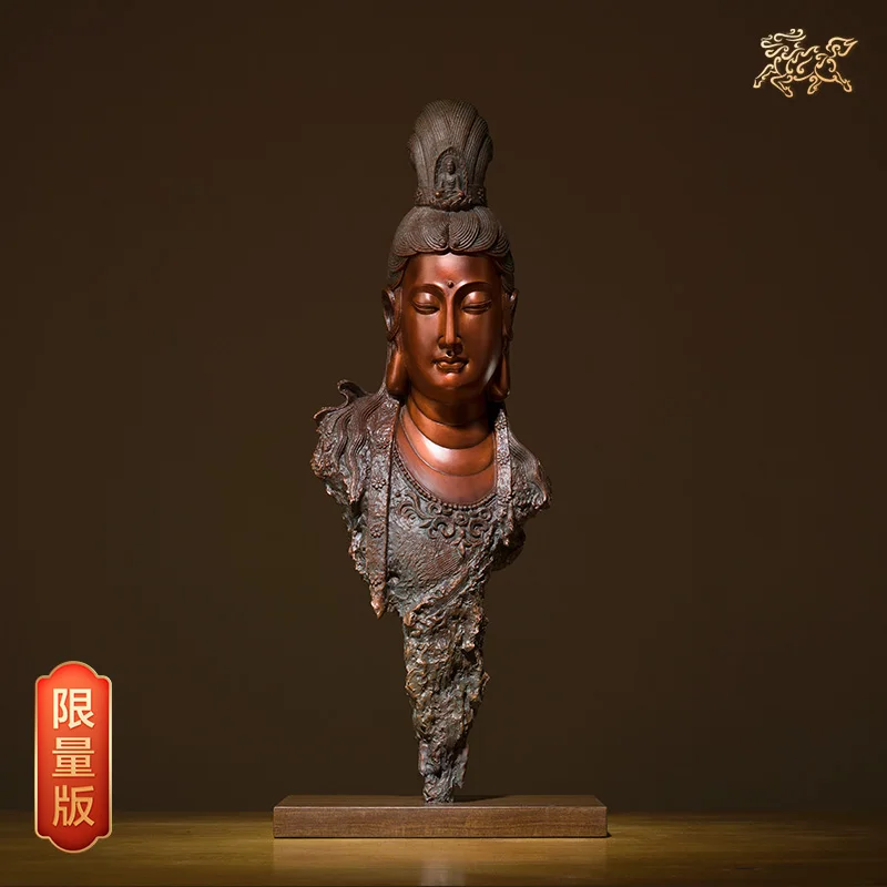 60cm Huge TOP master work high grade bronze Guan yin Avalokitesvara Decorative Buddha statue HOME shrine Efficacious protection