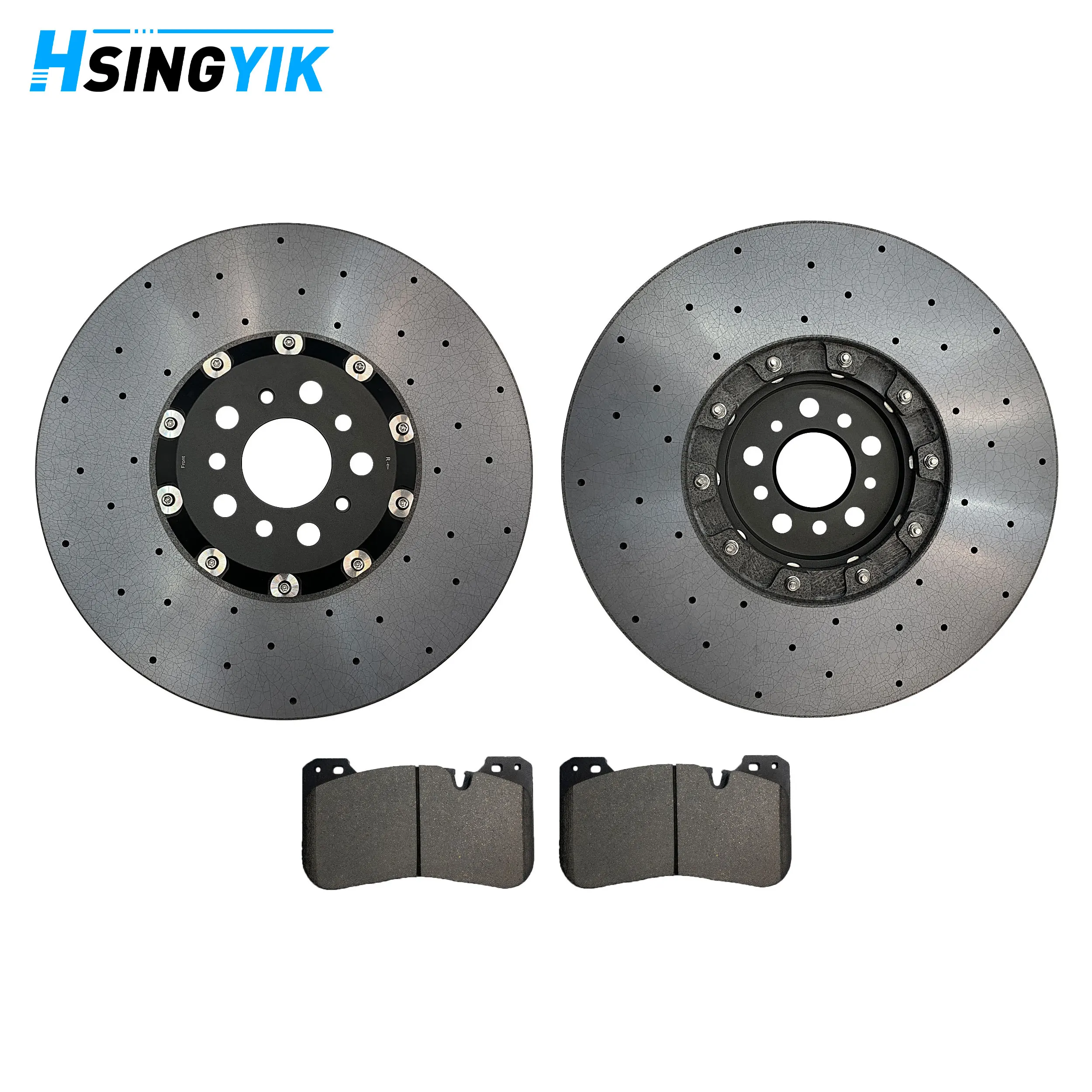 Drilled Slotted CCB Rotor  34118054825 395mm36mm Carbon Ceramic Brake Disc For BMW For Audi For Mercedes For Front BMW