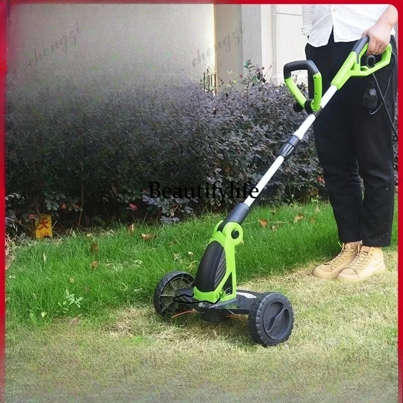 

ASMT Electric lawn mower 220 volt plug-in lawn mower small household electric lawn mowing weeding artifact