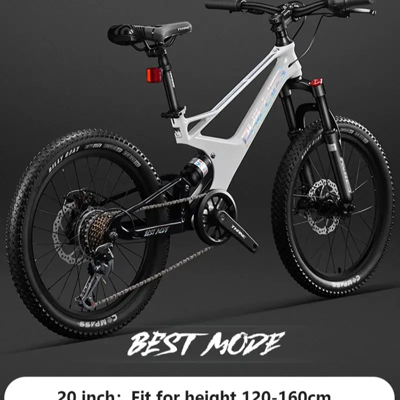AliExpress 20 inch Soft Tail Mountain Bicycle, Magnesium Alloy Downhill Bicycle For Student , Full Suspension Shock Absorber Mountain Bike