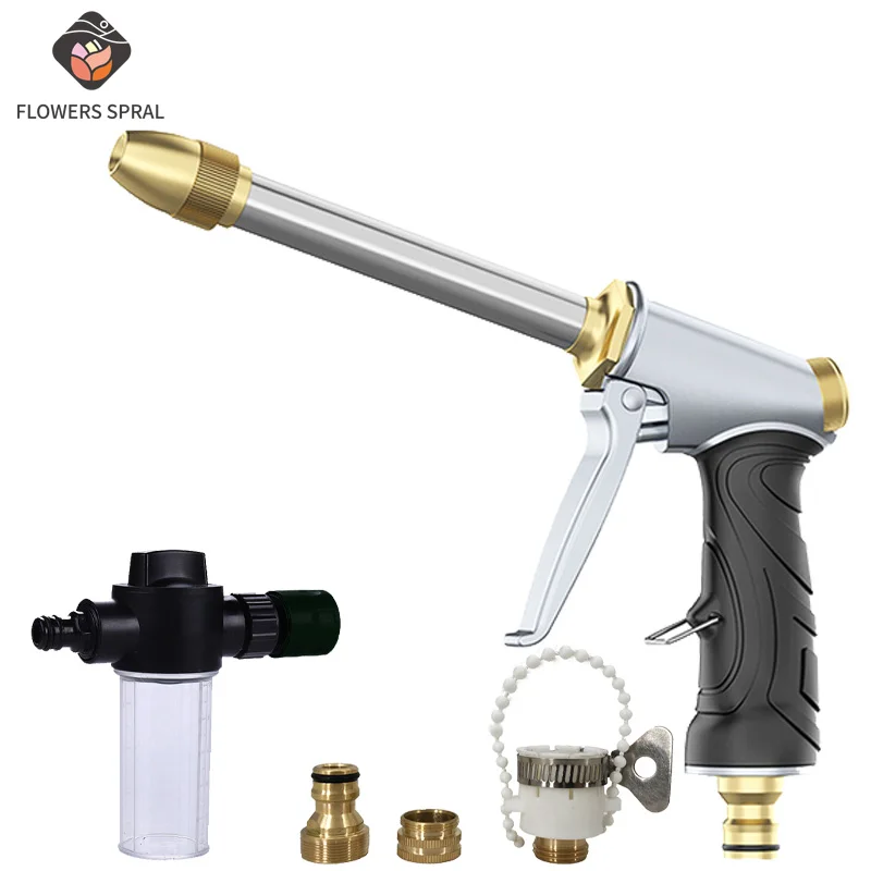 

Multifunctional Garden Watering Spray Gun Household High Pressure Sprinkler Foam Car Wash Nozzle Water Jet Gun Garden Tools