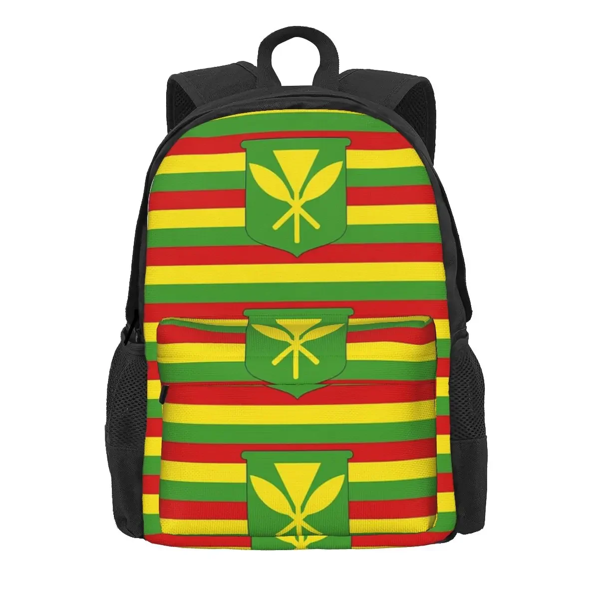 Kanaka Maoli Flag Backpacks Boys Girls Bookbag Students School Bags Cartoon Kids Rucksack Laptop Rucksack Shoulder Bag