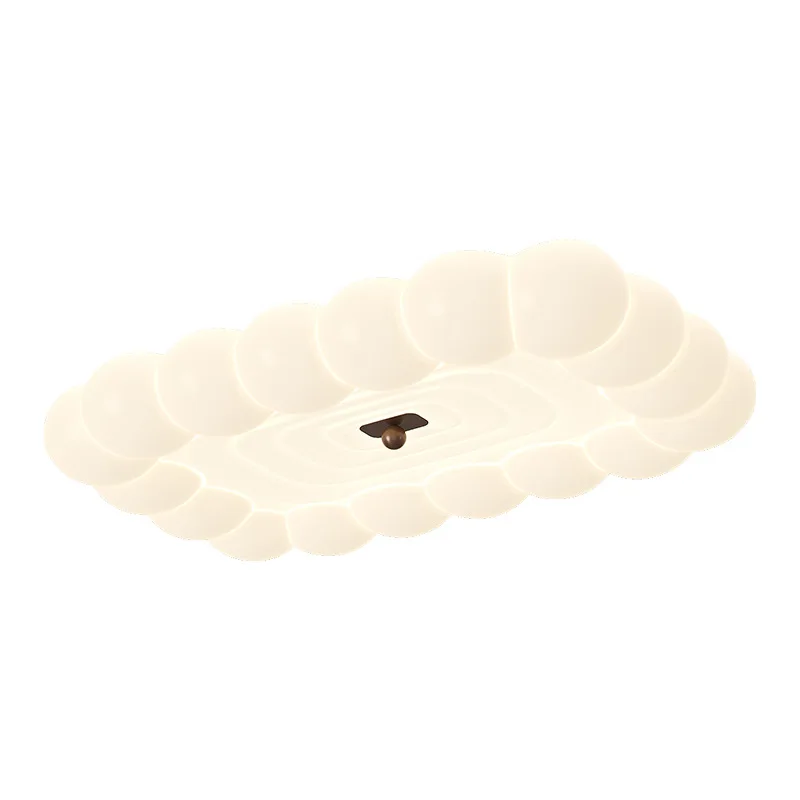 

Cream wind bubble ceiling light, bedroom high-end room light
