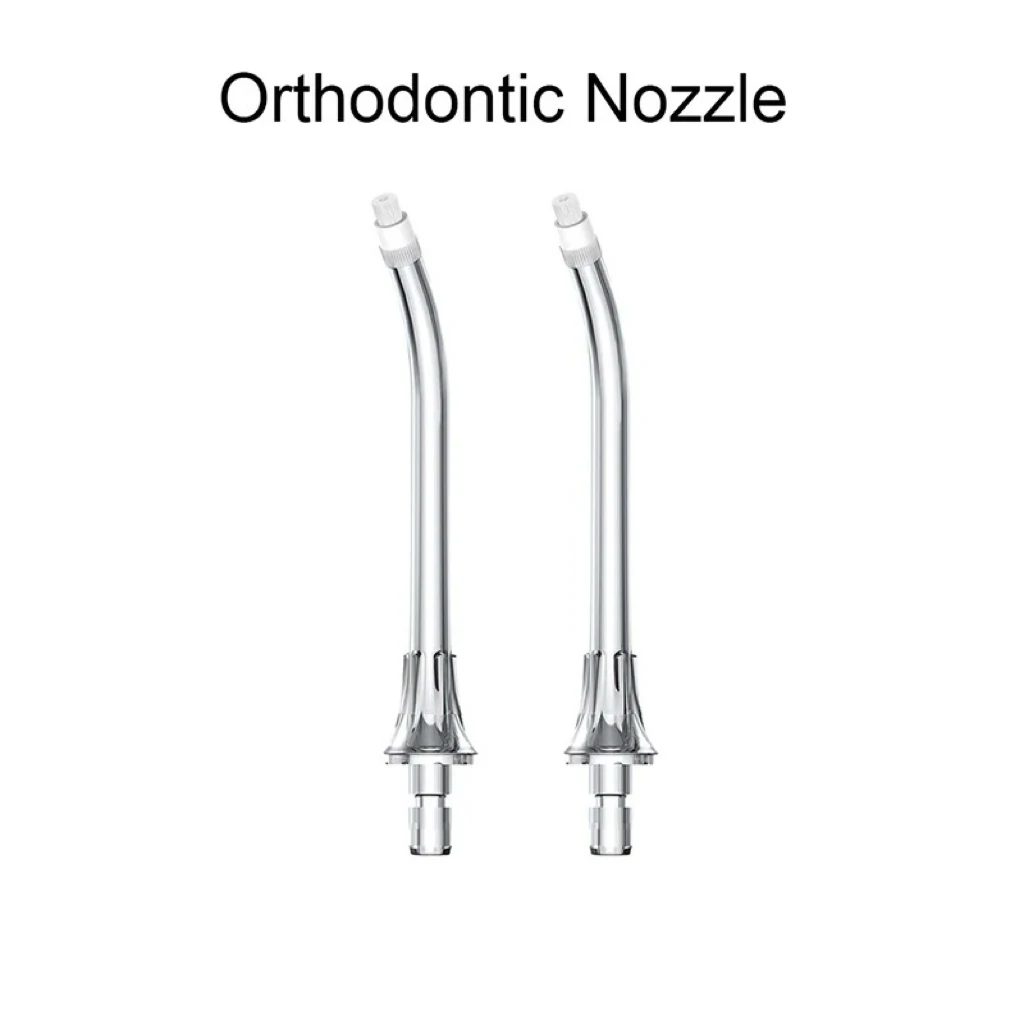 Replacement Water Flosser Nozzles for XIAOMI Mijia Oral Irrigator All Models, Waterpick Standard/ Orthodontic Refill Tips 2PCS view 6