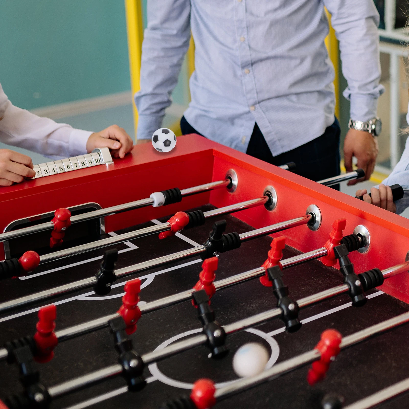 ลูกฟุตบอลโต๊ะฟุตบอล 14 ลูก สีสันสดใส ขนาด 36 มม. สำหรับเปลี่ยน ใช้งานได้ดี อุปกรณ์เสริมฟุตบอลโต๊ะ ลูกฟุตบอลโต๊ะ