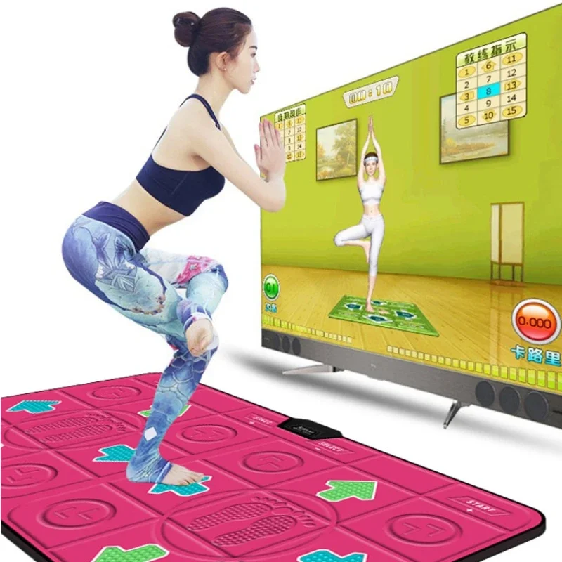 

Dancing Mat TV Computer Dual Purpose Home Double Wireless Somatosensory Game Machine Running Dancing Mat TV Dedicated