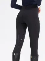 Spring and summer riding pants women's knitted high-stretch, slim-fitting silicone riding pants tight riding pants breathable we 3