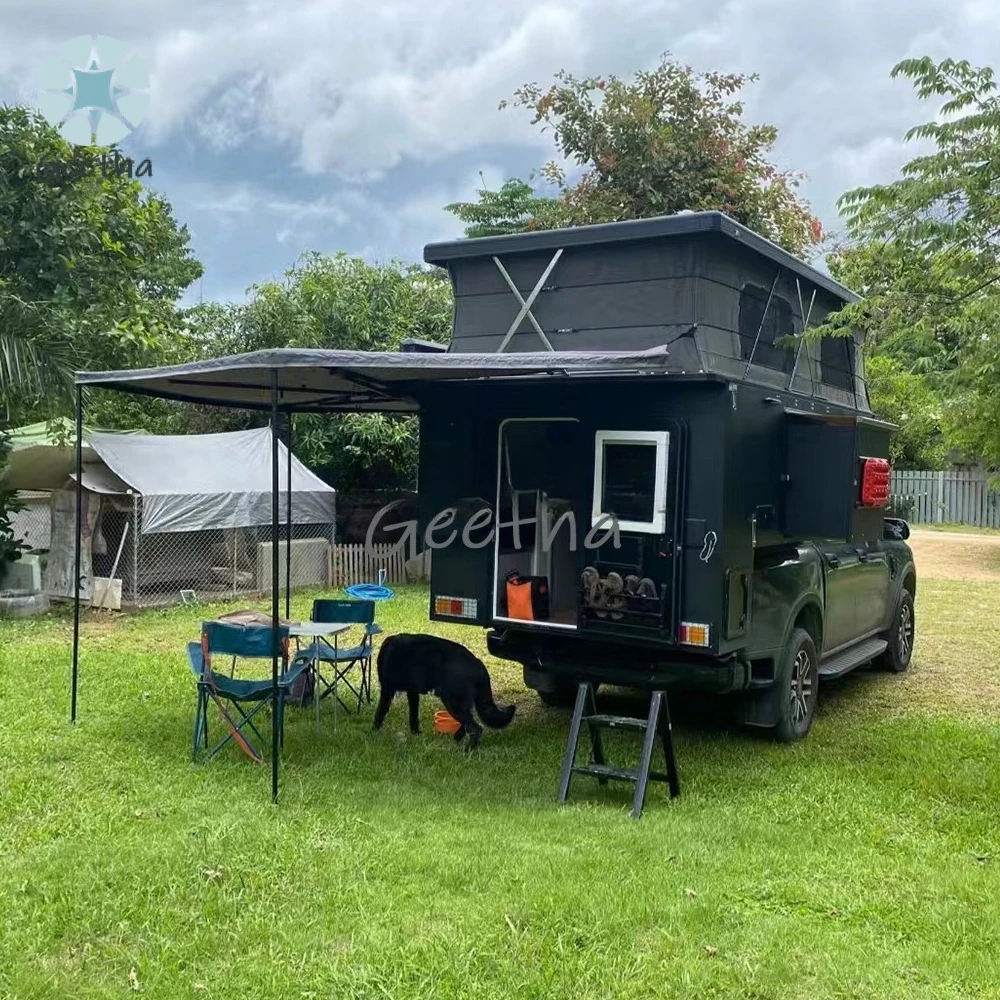 forLuxury Decorated RV Camper Box for Pickup Mounted Pickup Camper
