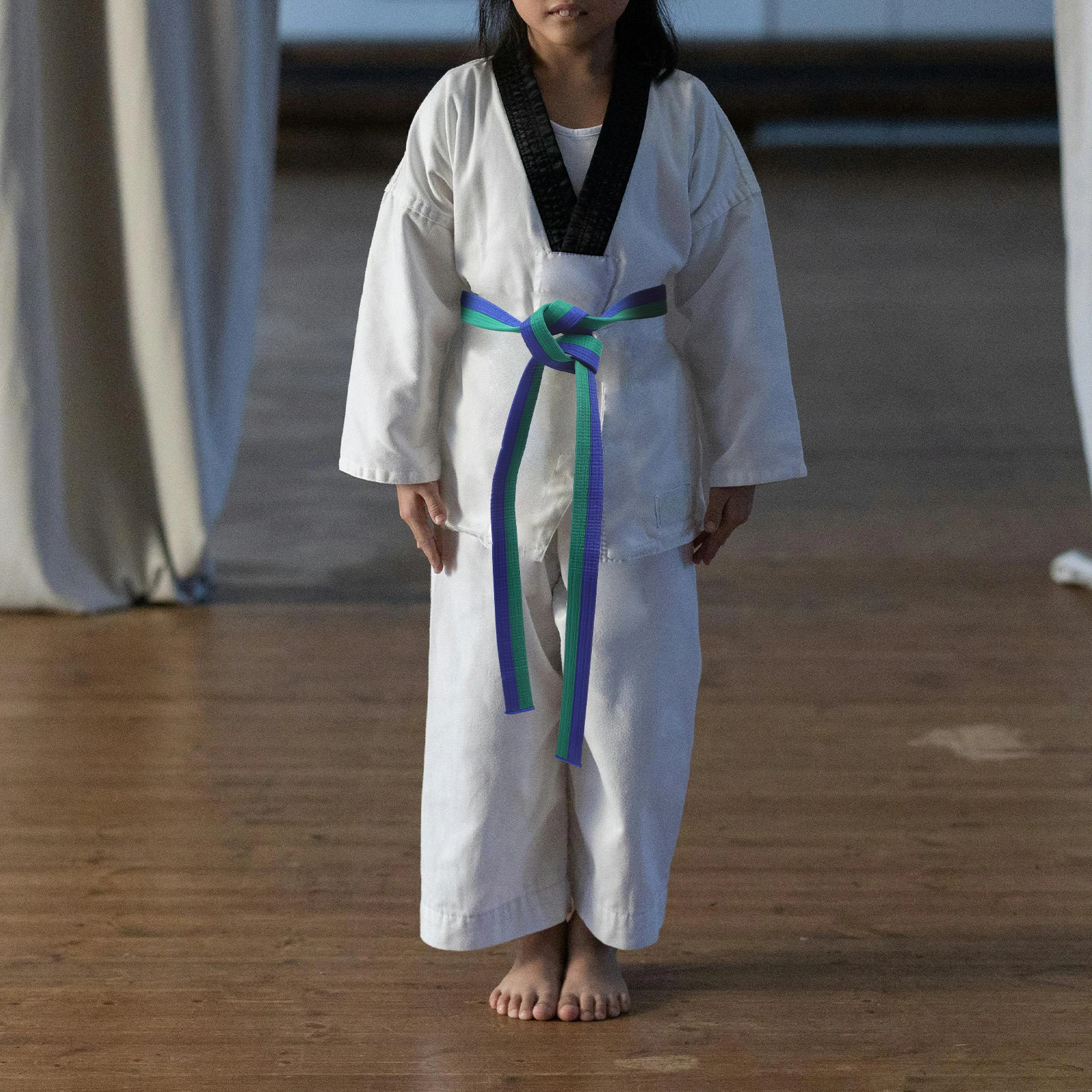 

Taekwondo Belt Equipment Accessories Karate Training Belts Gear Kid Costume Waist Band Wrestling Displays