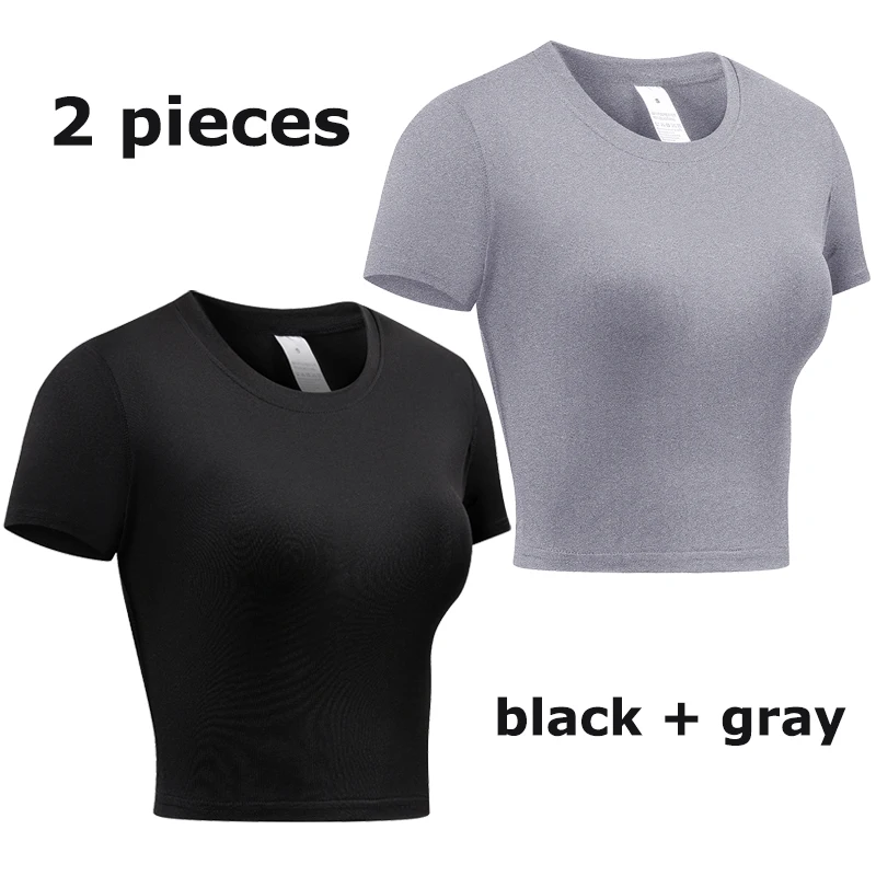 Compression Shirt Short Sleeve Athletic Yoga