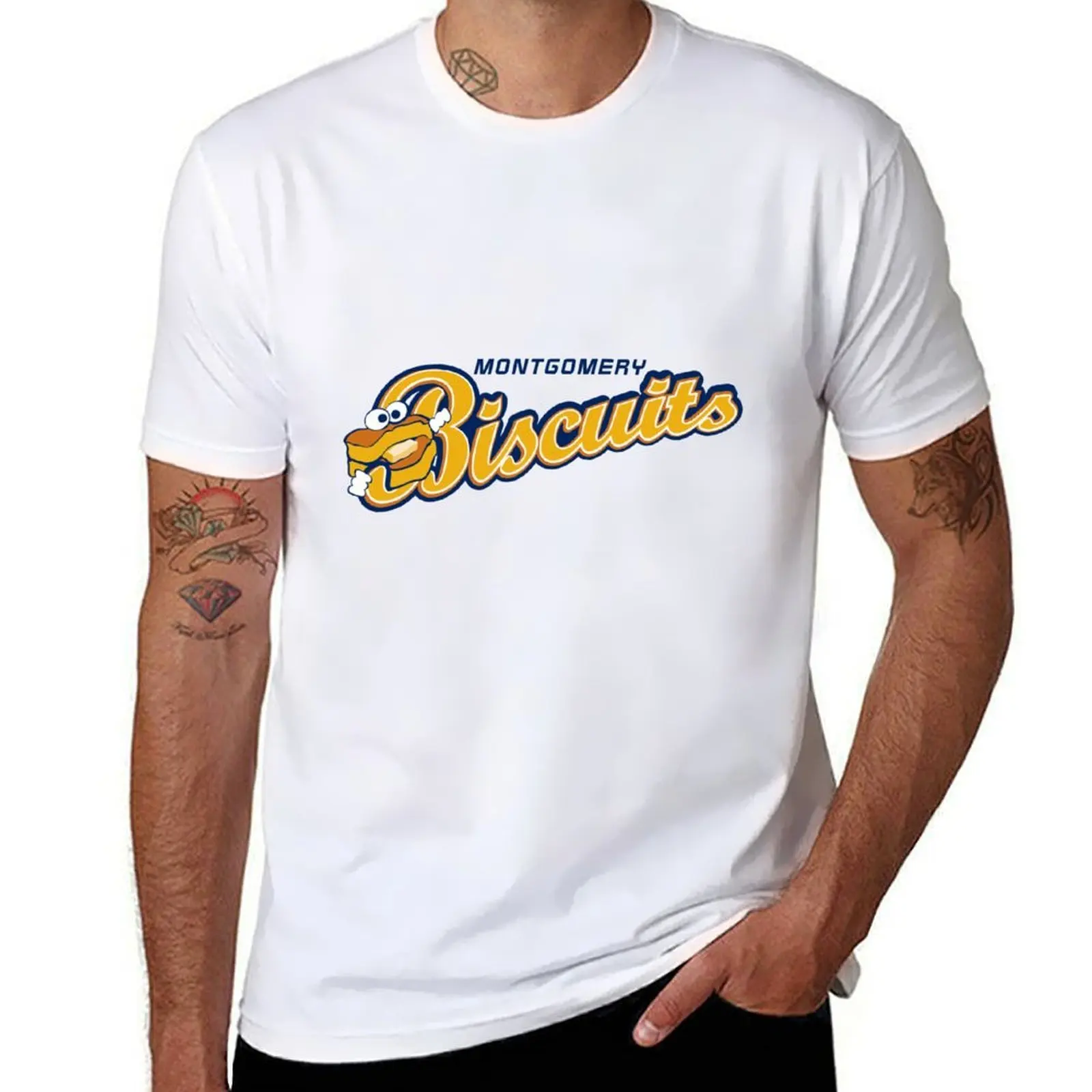 

Montgomery Biscuits-jersey T-Shirt t shirt man plain t shirt man casual T-Shirt
