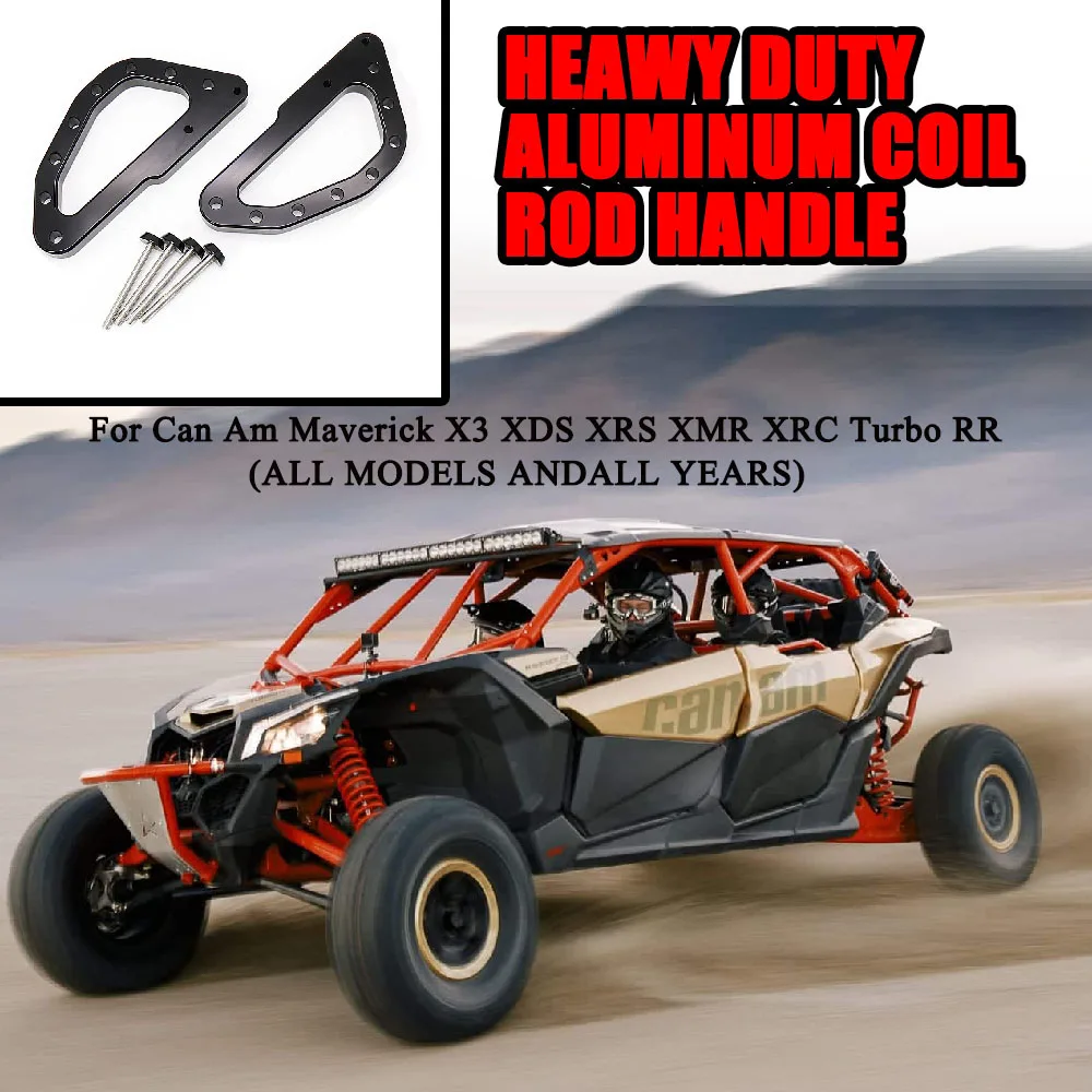 

Motorcycle Heavy-duty Billet Aluminum Rolling Bar HandleFor Can Am Maverick X3 XDS XRS XMR XRC Turbo RR X3 2017-2021 2020 2019
