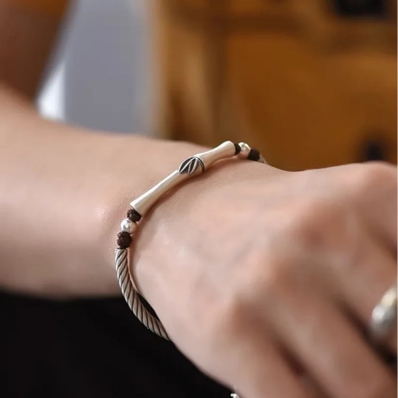 999 Silver Knot Men And Women, College Entrance Braided , Graduate Exam Success Bracelet