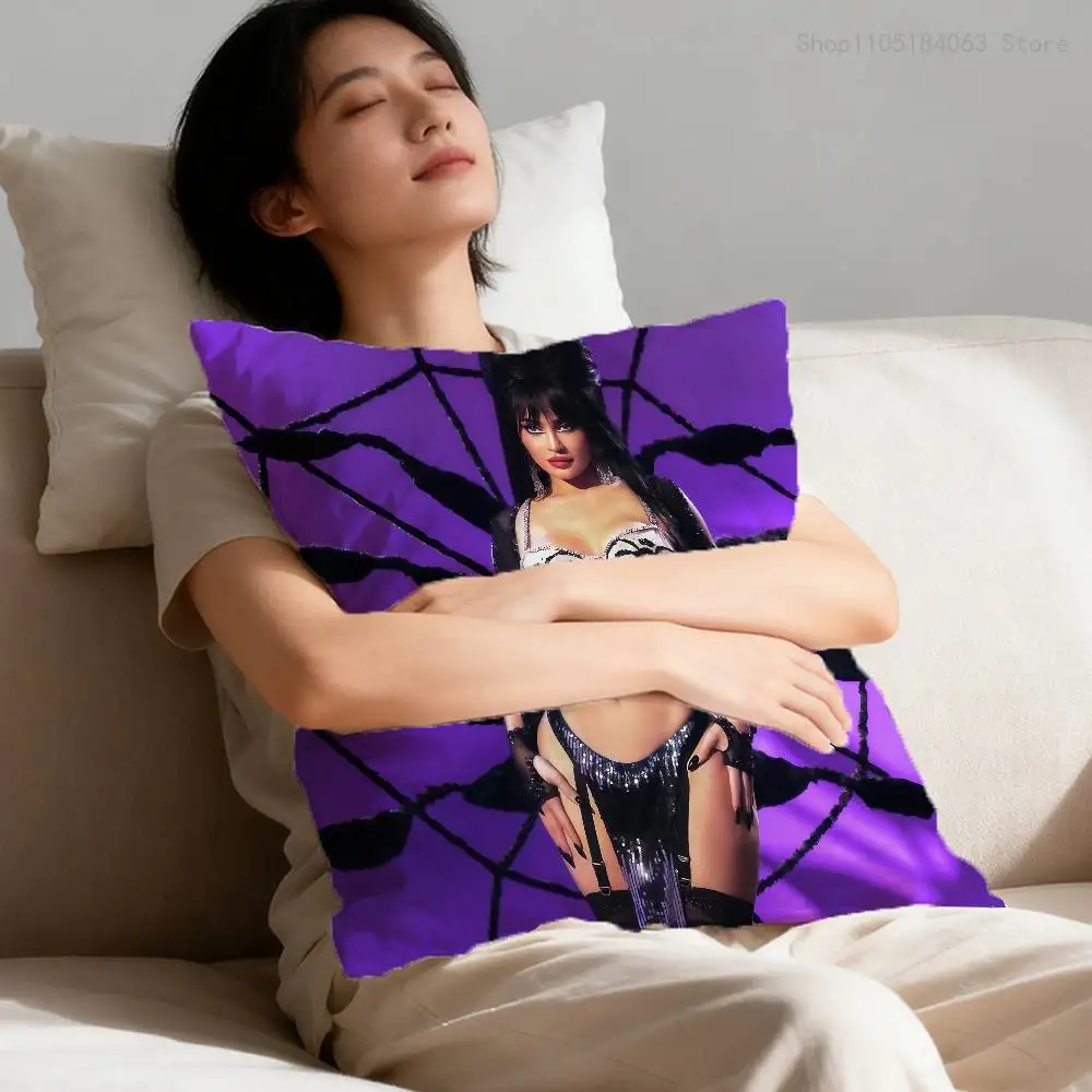 Sexy E-Elvira Pillow Case For Sofa Decor Car Office Room Printing Cushion Cover Decorations and Protector