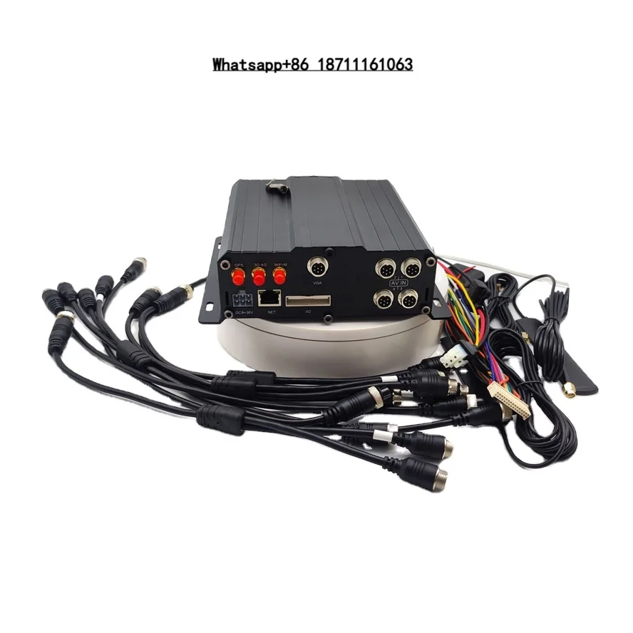FL&OEM Vehicle Safety Monitoring MDVR 8CH HDD Remote Control Mobile DVR H265 Video Compression 1080P 4G Digital Video Recorder