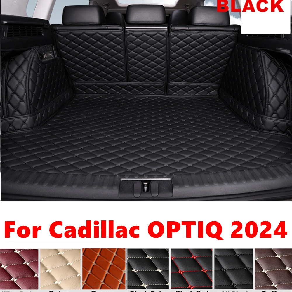 Full Set XPE Car Rear trunk mat for Cadillac OPTIQ 2024 Cargo Liner Protect Cover Tail Boot luggage Pad Carpet Interior Parts