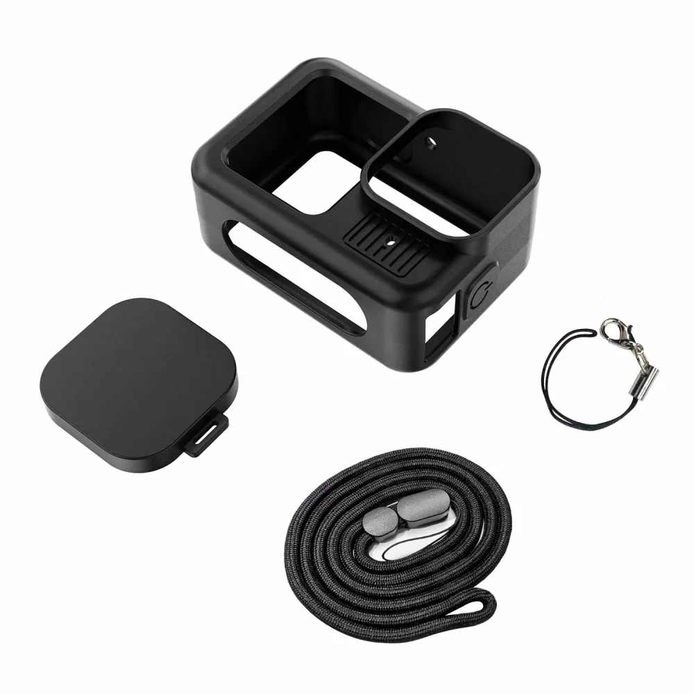 For GoPro Hero 13 Black Dustproof Silicone Camera Protective Case Cover Full Coverage Protectors  Lens Cap Strap Accessories
