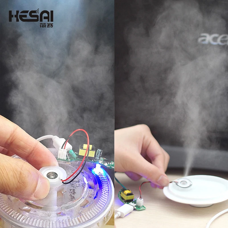 20mm 2.4Mhz Ultrasonic Mist Maker Fogger Atomizing Transducer Oscillating Blade Piezoelectric Ceramic Air Humidifier Accessories