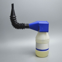 Pouring Oil Without Hand Holding Funnel Telescopic Universal Square Small Funnel Snap On Funnel Car Refueling Funnel